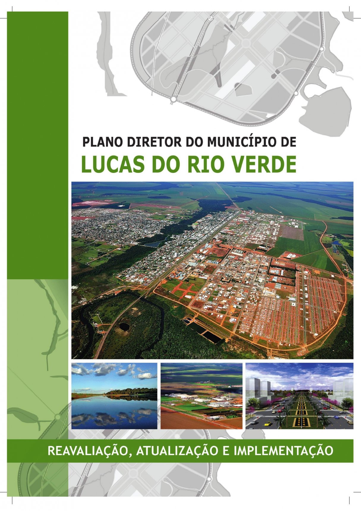 Capa do material de referência do Plano Diretor do Município de Lucas do Rio Verde